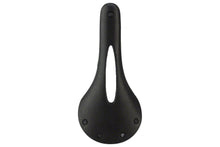 Load image into Gallery viewer, Brooks C13 Carved Cambium 145mm Saddle Black with black carbon rails
